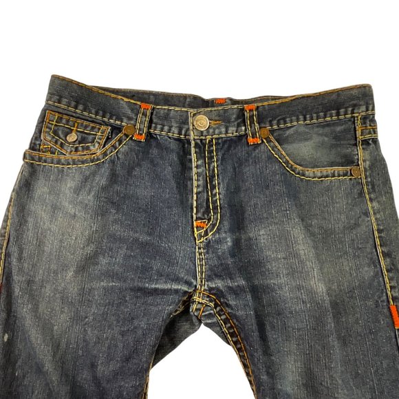 TRUE RELIGION Billy Super T Y2K Retro  jeans size 42 100% cotton - Picture 3 of 11